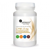 Aliness Cynk chelatowany 15 mg x 100 tabletek