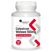 Aliness Colostrum Wołowe IG 40% 500 mg x 100 kapsułek