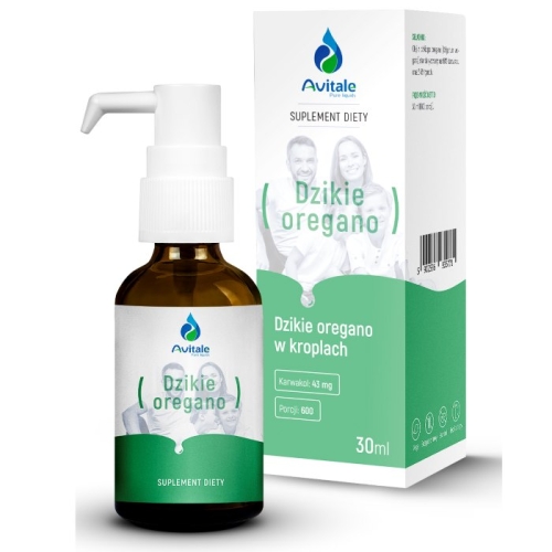 Avitale Dzikie oregano 100% naturalny olej w kroplach 30 ml