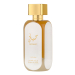 Buteleczka perfum damskich Hayaati Gold Elixir Lattafa 100 ml - eleganckie złote szkło z ozdobnym korkiem. Zdjęcie dostępne na e-drogeria24.pl.