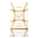 Opakowanie perfum damskich Hayaati Gold Elixir Lattafa 100 ml - widok z przodu i z boku, prezentujący luksusowe kartonowe pudełko z złotymi akcentami. Zdjęcie dostępne na e-drogeria24.pl