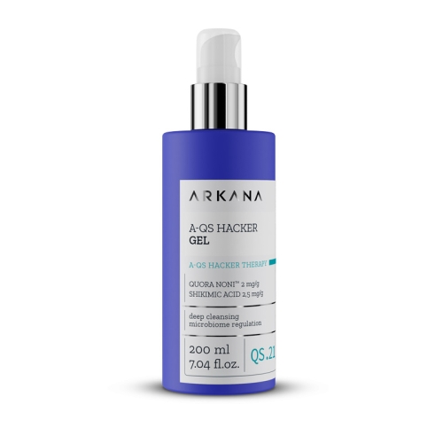 Arkana A-QS Hacker Gel 200ml żel Oczyszczający skórę z zaburzonym mikrobiomem 61021
