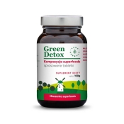 Aura Herbals Green Detox kompozycja superfoods tabletki 100g