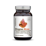 Aura Herbals Magnez Stres + melisa + szyszki chmielu + B6  tabletki 77g