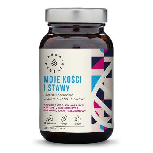 Aura Herbals Moje Kości i Stawy Mocne Wsparcie, kapsułki 60 szt