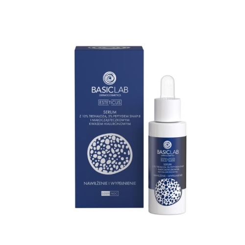 BasicLab Esteticus Serum Wypełniające z 10% trehalozą i 5% peptydem 30 ml