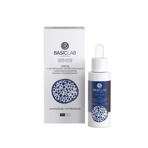 BasicLab Esteticus Serum Wypełniające z 15% trehalozą i 10% peptydem 30 ml