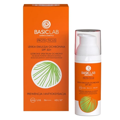 BasicLab Protecticus lekka emulsja ochronny SPF 50+  50 ml