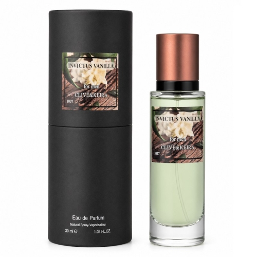 Clive & Keira 1037 Invictus Vanilla perfumy męskie świeżo-drzewne 30 ml wysoka trwałość