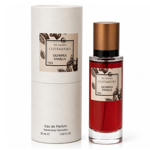 Clive & Keira 1064 Olympea Vanilla perfumy damskie 30 ml z nutami wanilii, ambry i kwiatów.