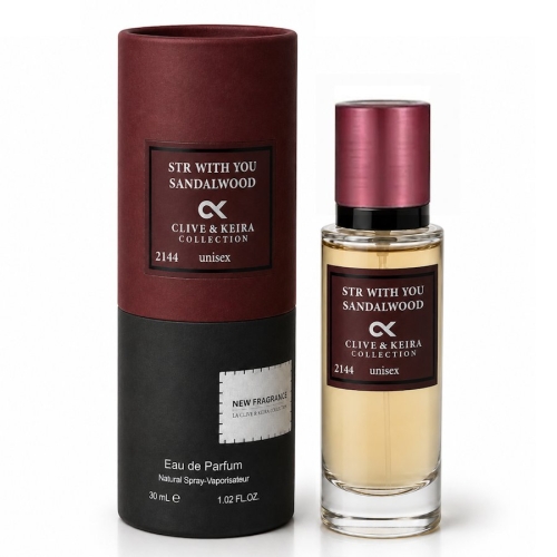 Clive & Keira 2144 Str. With You Sandalwood perfumy unisex drzewno-orientalne 30 ml wysoka trwałość