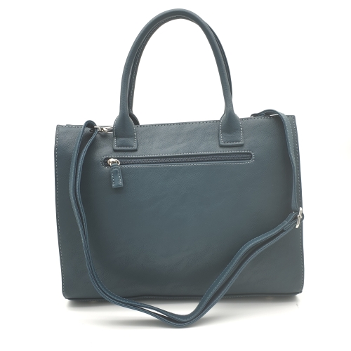 David Jones torebka damska shopper sztywna CM5377 zielona