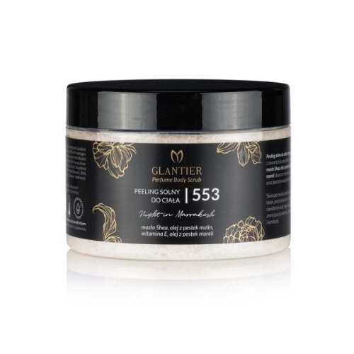 Glantier Zapachowy Peeling solny do ciała 553 300g inspirowany Good Girl Carolina Herrera