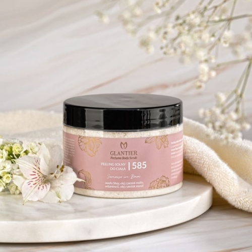 Glantier Zapachowy Peeling solny do ciała 585 300g inspirowany My Way Giorgio Armani
