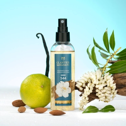 Glantier 544 Rozświetlająca mgiełka do ciała 100 ml inspirowana Olympea Paco Rabanne