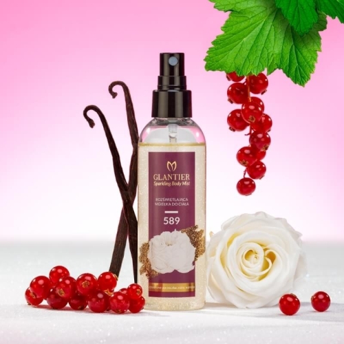 Glantier 589 Rozświetlająca mgiełka do ciała 100 ml inspirowana Very Good Girl Carolina Herrera