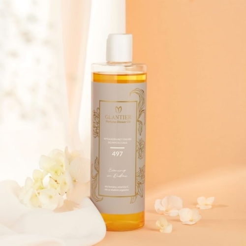 Glantier 497 Olejek do mycia ciała wygładzający dla kobiet 400 ml inspirowany CK IN2U for Her Calvin Klein