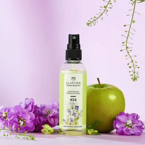 Glantier 454 Odświeżająca mgiełka do ciała 100 ml inspirowana DKNY Be Delicious Donna Karan