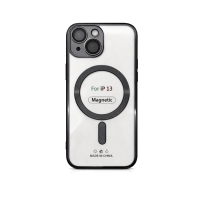 Etui do iPhone 13 czarne przezroczyste MagSafe