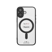 Etui do iPhone 17 czarne przezroczyste MagSafe