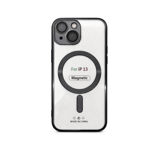 Etui do iPhone 13 czarne przezroczyste MagSafe