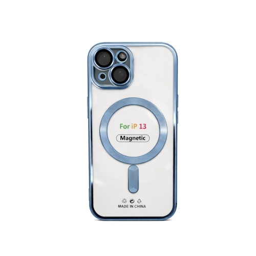 Etui do iPhone 13 jasnoniebieskie przezroczyste MagSafe