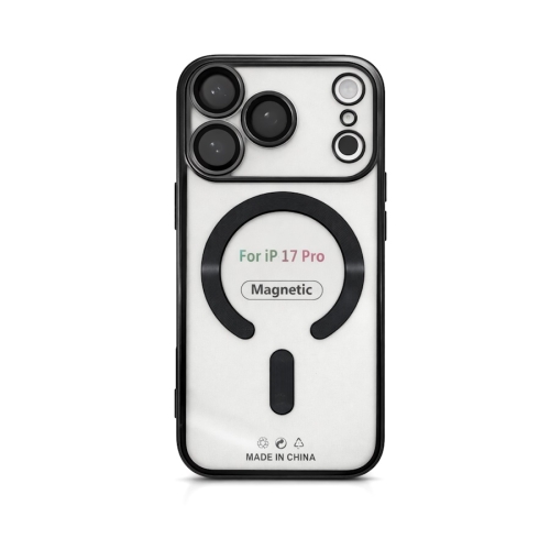 Etui do iPhone 17 PRO czarne przezroczyste MagSafe