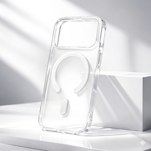 Etui do Apple IPhone 17 PRO MAX Bezbarwne obudowa plecki case na telefon MagSafe