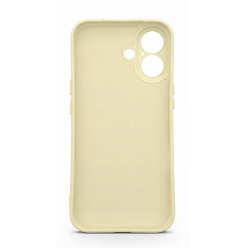 Etui do Apple IPhone 16 Kremowy/Waniliowy Silikonowy