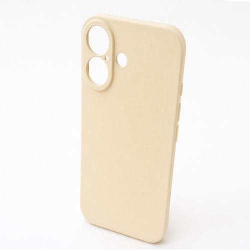Etui do Apple IPhone 16 Kremowy/Waniliowy Silikonowy