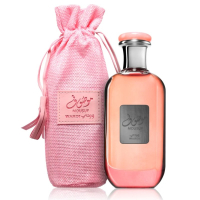 Opakowanie i flakon Mousuf Wardi EDP - 100 ml Ard Al Zaafaran z nutami zapachowymi: liczi, róża, wanilia, białe piżmo.