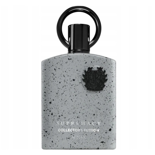Flakon i pudełko perfum Supremacy Collector’s Edition – męski, luksusowy design z charakterem.