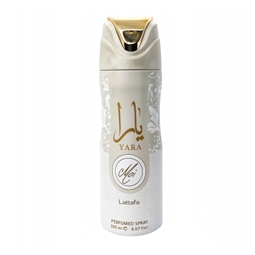 Perfumowany dezodorant damski Yara Moi Lattafa 200ml w eleganckim flakonie