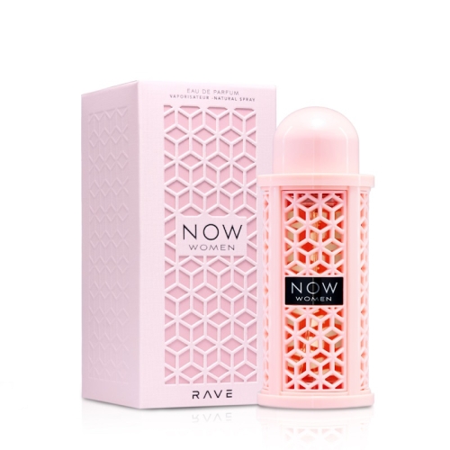 Perfumy damskie Rave Now Pink Lattafa 100ml w eleganckim różowym flakonie"