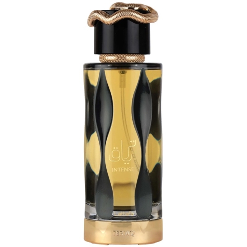Luksusowe perfumy Teriaq Intense Lattafa 100ml z aromatem cynamonu i bergamotki – zamów teraz w e-drogeria24.pl.