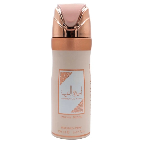 Dezodorant Prive Rose Asdaaf 200ml – elegancka różowa butelka na jasnym tle