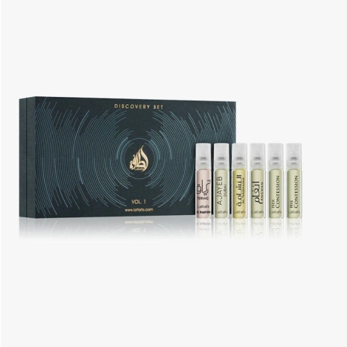 Zestaw próbek perfum Lattafa Discovery Set Vol.1 – 6x4ml