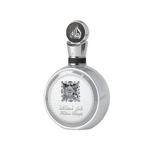 Opakowanie Fakhar Platin 100 ml – luksusowy design w stylu Lattafa