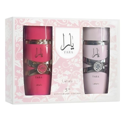 Zestaw perfum Yara & Yara Candy Anniversary Edition Lattafa 2x100ml w eleganckim pudełku