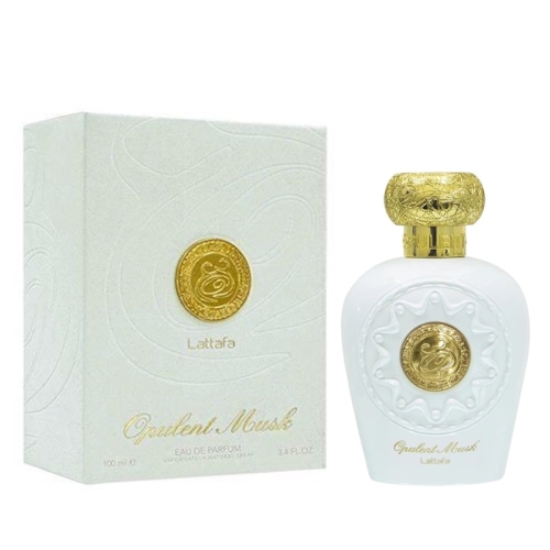 Opulent Musk Lattafa 100ml – luksusowe perfumy damskie o zmysłowym zapachu, dostępne na e-drogeria24.pl.