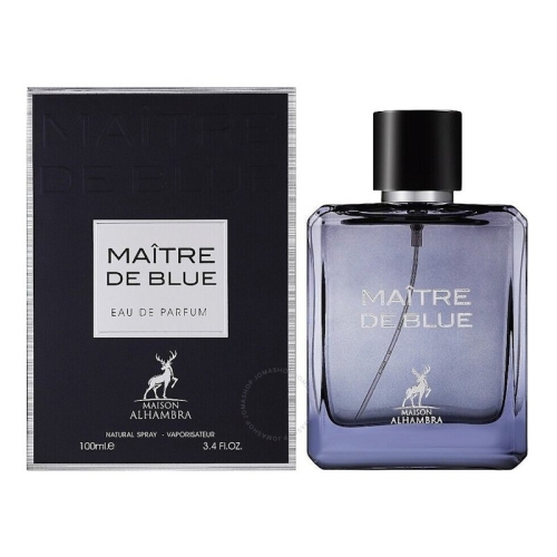 Flakon perfum Maitre De Blue Maison Alhambra 100ml – męskie perfumy o nutach cytrusowych, korzennych i drzewnych.