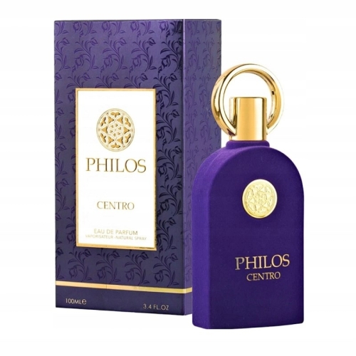 Detal flakonu Philos Centro Maison Alhambra 100ml, luksusowe perfumy damskie z nutami kwiatów i wanilii.