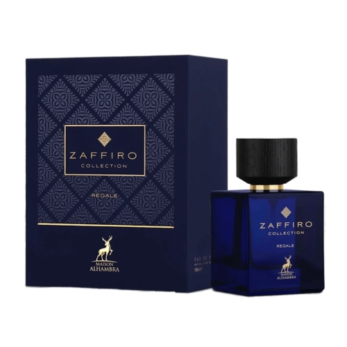 Flakon męskich perfum Zaffiro Collection Regale Maison Alhambra o cytrusowo-przyprawowym zapachu, dostępny w e-drogeria2