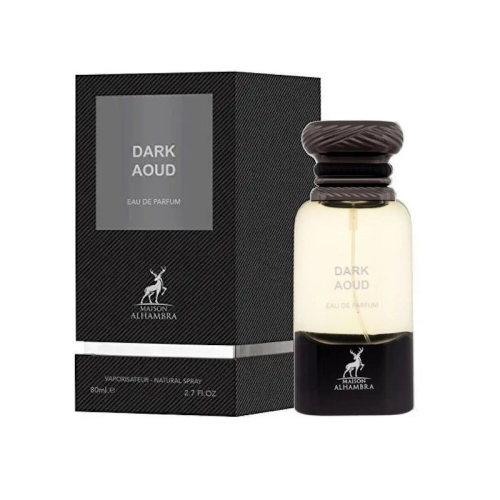 Perfumy unisex Dark Aoud Maison Alhambra 80ml – luksusowy flakon"