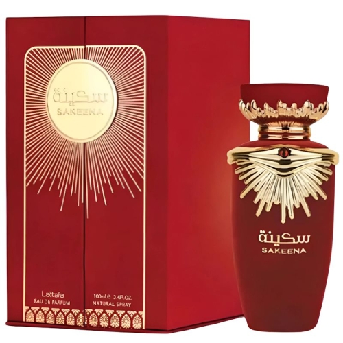 Opakowanie perfum unisex Sakena Lattafa 100 ml, dostępne na e-drogeria24.pl