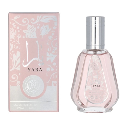 Flakon Yara Ard al Zaafaran 50 ml – damski zapach owocowo‑kwiatowy”