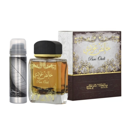 Perfumy unisex Pure Oudi Lattafa 100ml w eleganckim flakonie