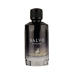 Flakon perfum męskich Salvo Intense Maison Alhambra 100 ml na białym tle – elegancki, czarny flakon.