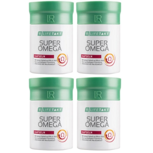 LR LIFETAKT Super Omega Kapsułki czteropak