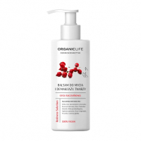 Organic Life Balsam do mycia i demakijażu twarzy cera naczynkowa Redness Solution